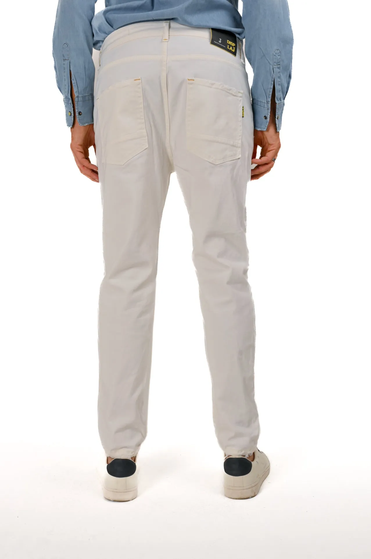 Pantaloni Regular New Wolf Bianco SS22