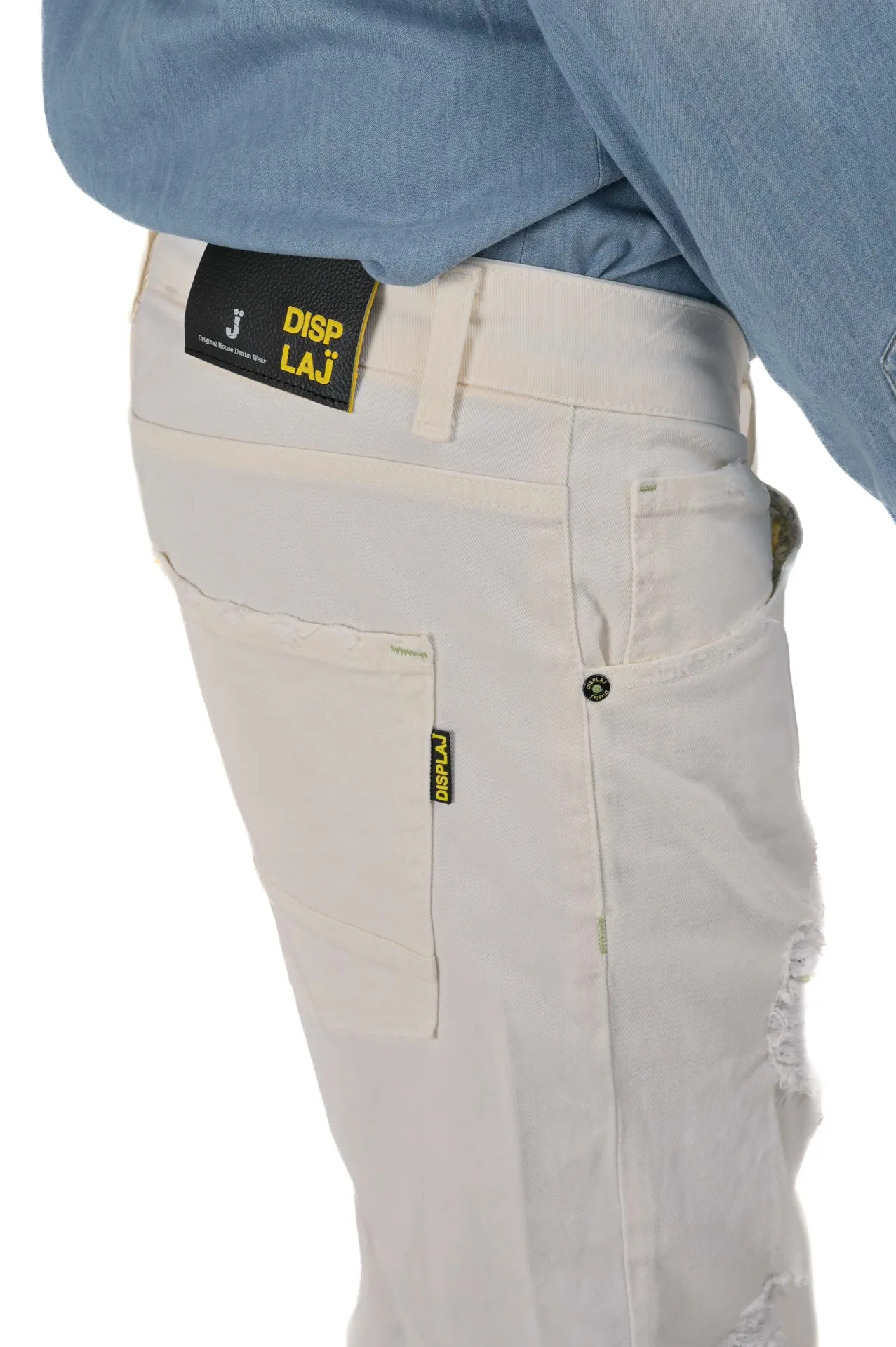 Pantaloni Regular New Wolf Bianco SS22