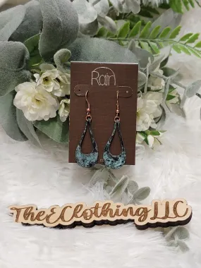 Rain - Patina Teardrop Earring