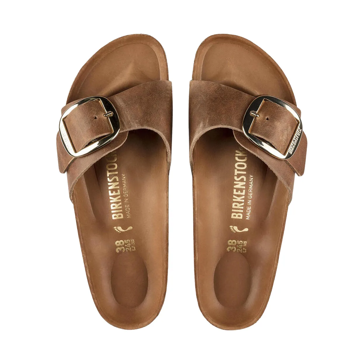 Sandali Donna Birkenstock Madrid Big Buckle Marrone