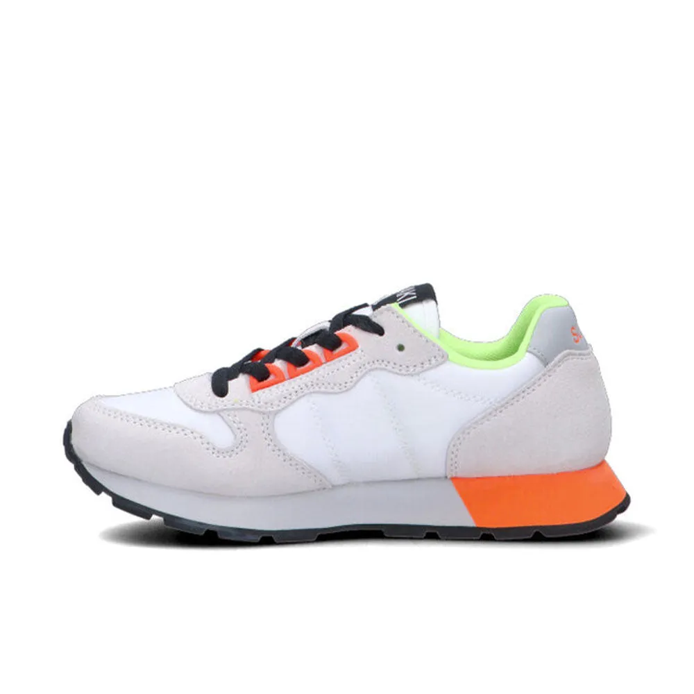 Scarpe SUN 68 Sneakers Boy's Jaki Fluo Teen Colore Bianco