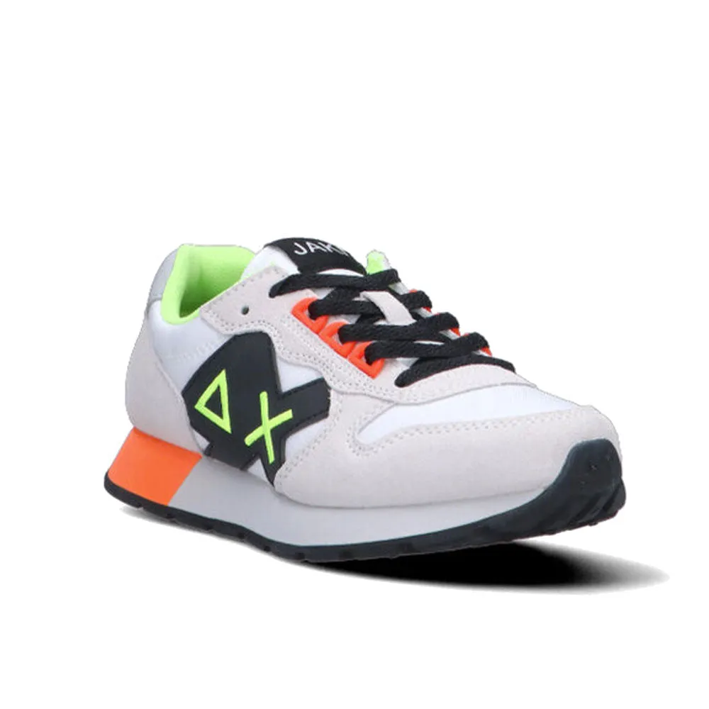 Scarpe SUN 68 Sneakers Boy's Jaki Fluo Teen Colore Bianco