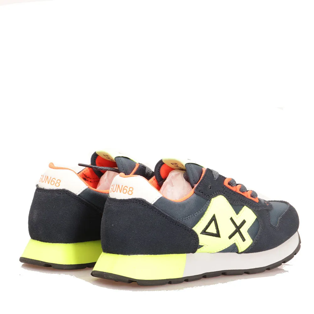 Scarpe SUN 68 Sneakers Boy's Jaki Fluo Teen Colore Navy Blue