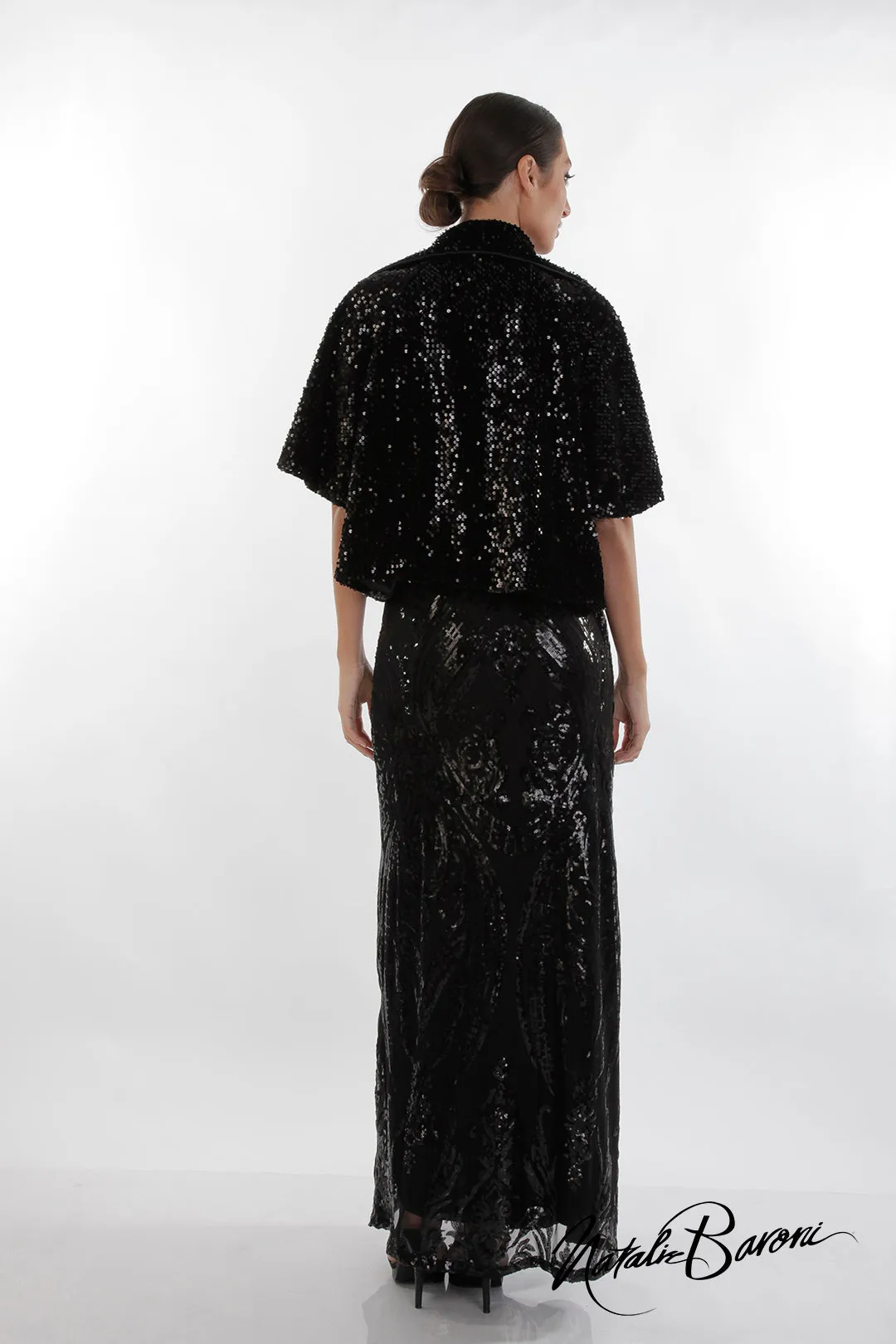 Sequin Crop Jacket - La Scala