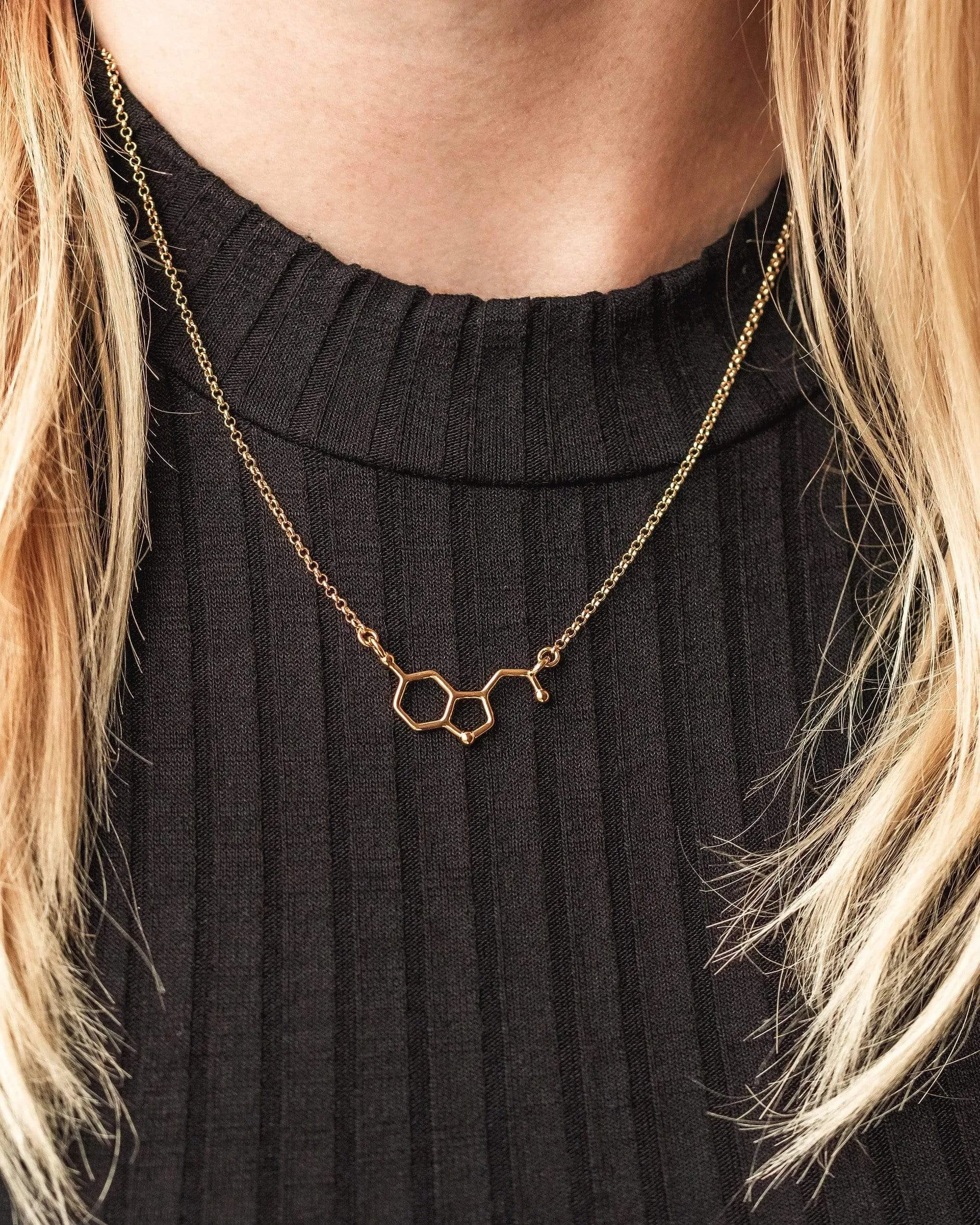 serotonin necklace H | gold vermeil