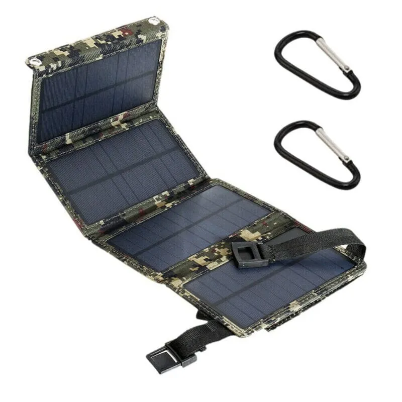 SMAXPro™ Solar Power Bank: Folding Portable Phone Charger for Outdoors