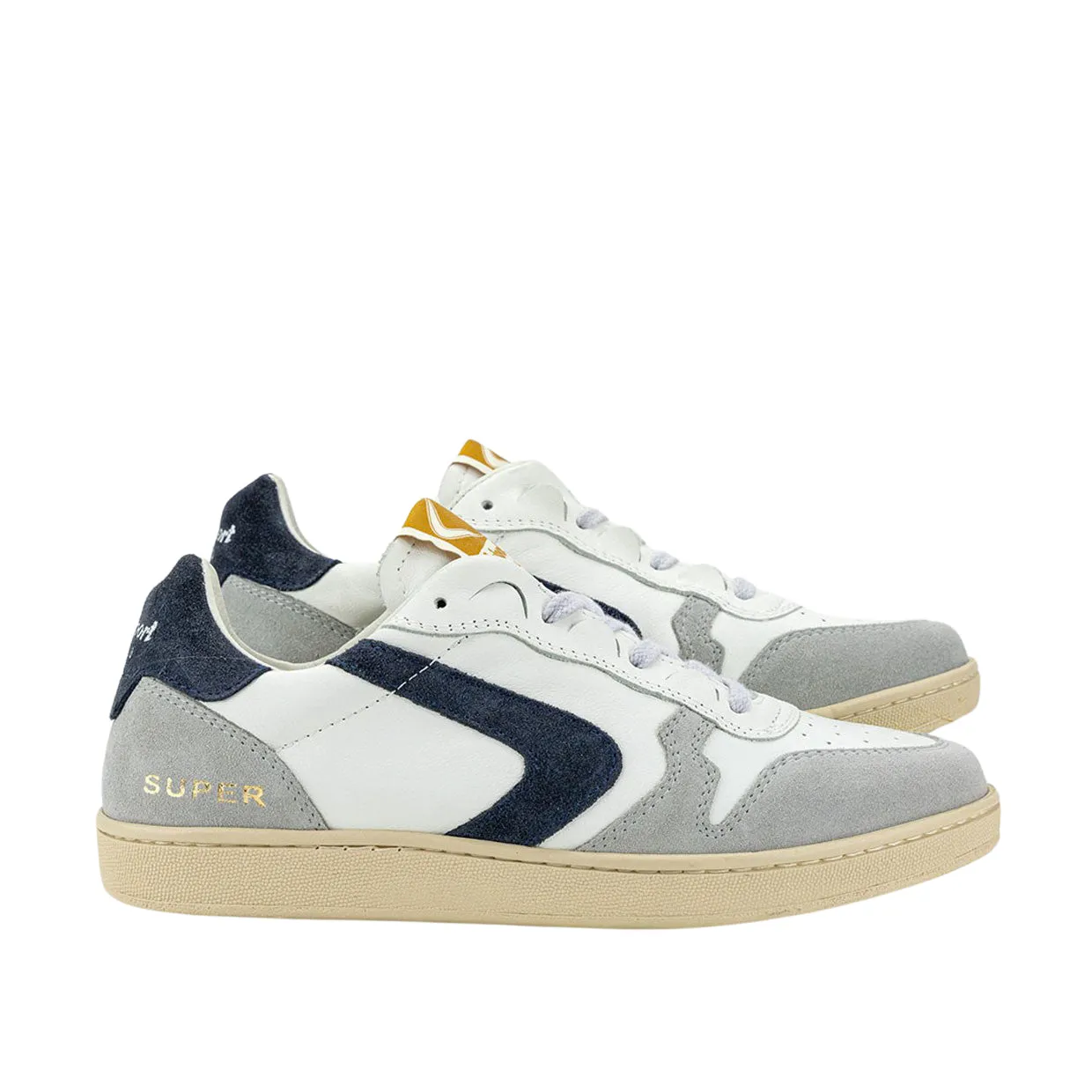 Sneakers Uomo Valsport Super Suede Grigio / Bianco / Blu