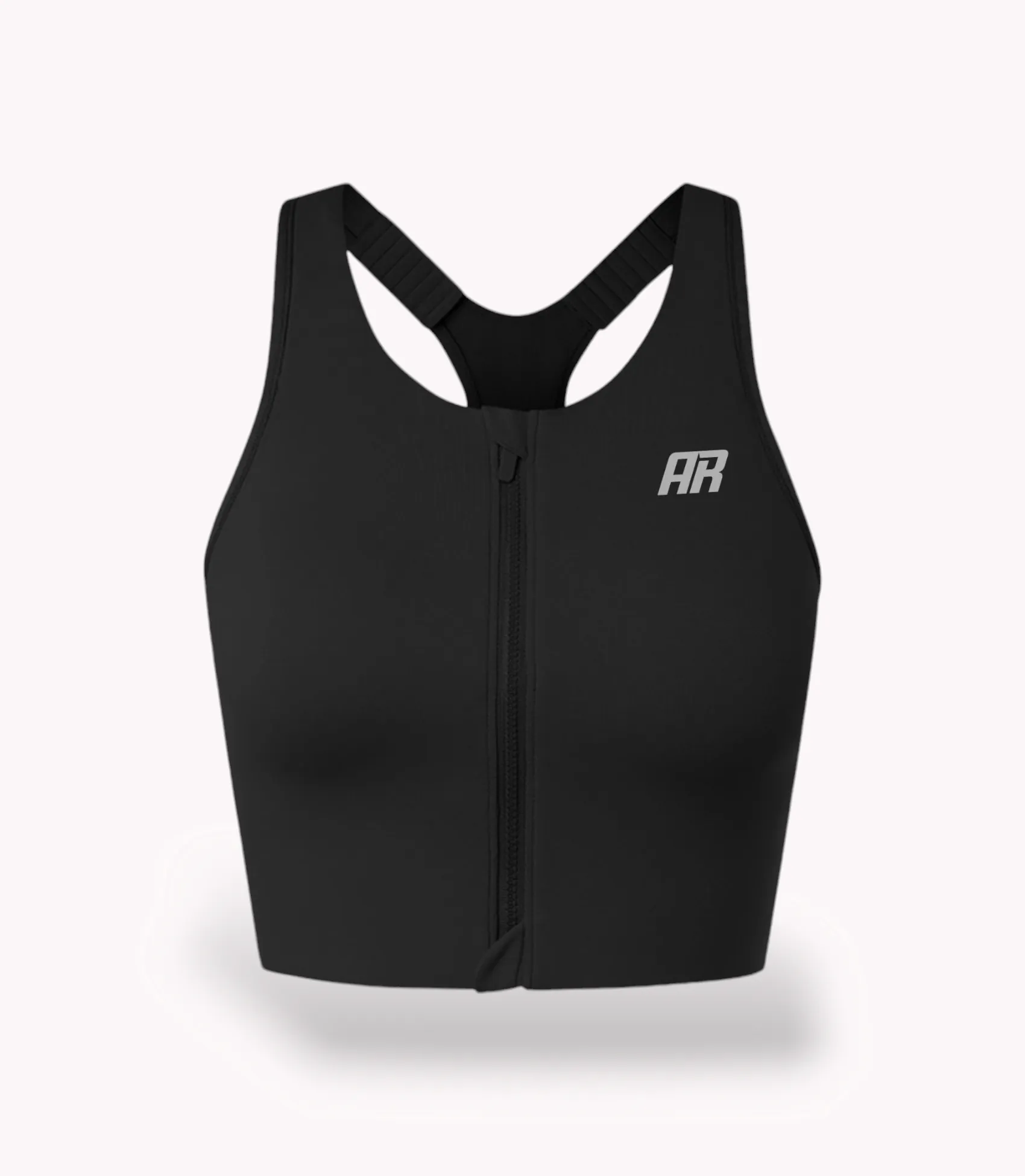 Stronghold Padded Front Zip Sports Bra