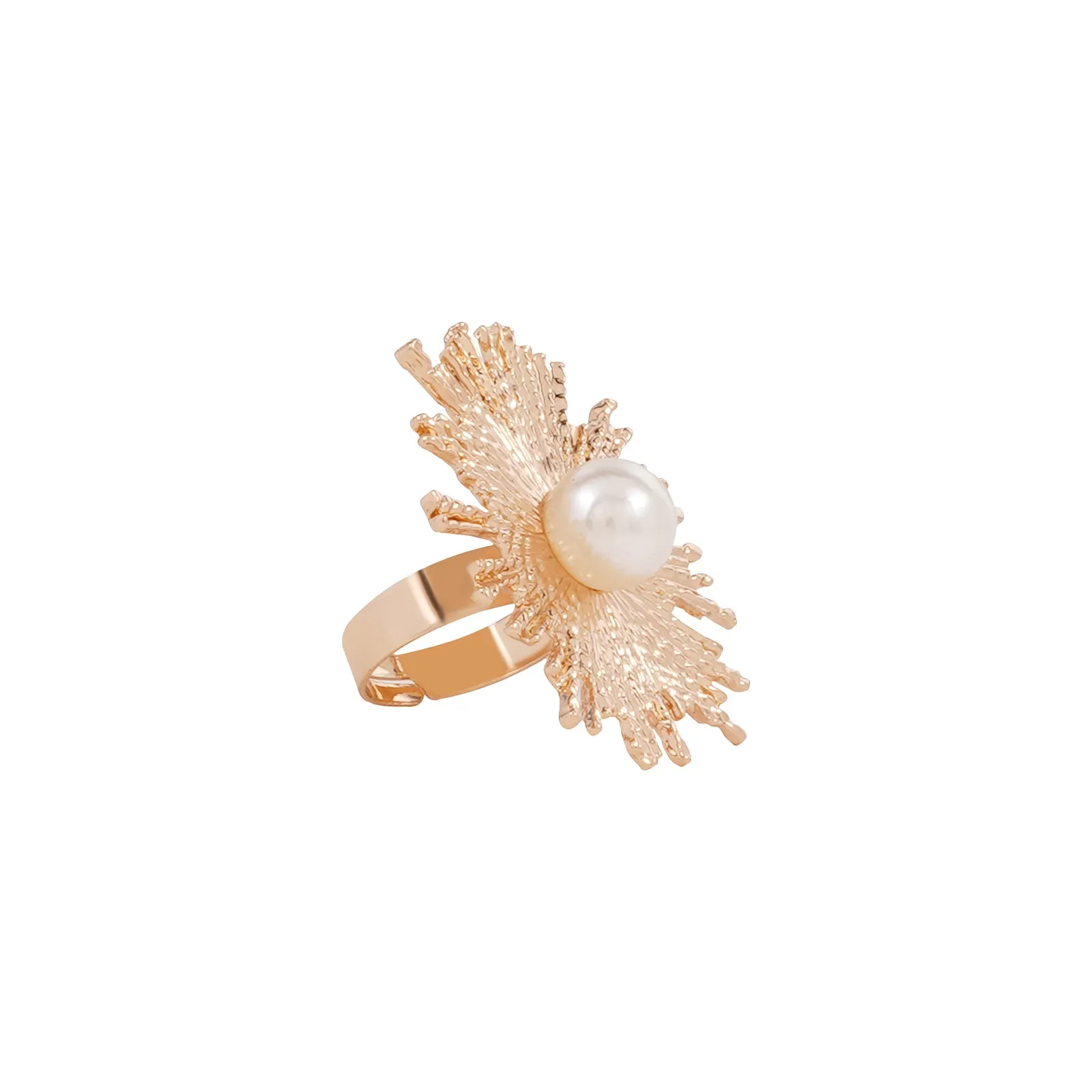 Thetis Pearl Gold Ring