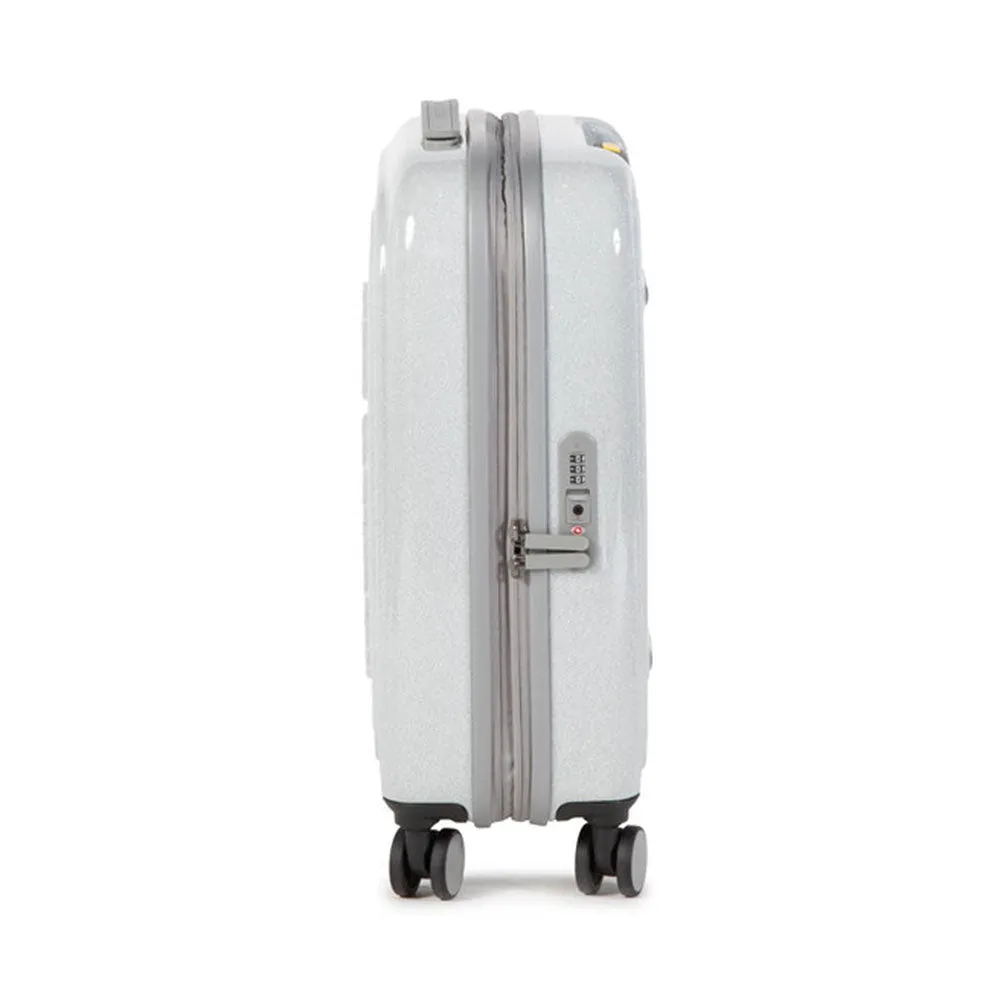 Trolley Cabina Rigido Espandibile Mandarina Duck 4 Ruote Colore Glitter Silver