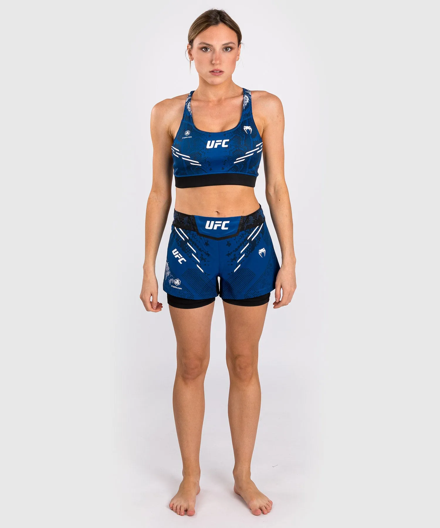 UFC Adrenaline by Venum Authentic Fight Night  Women’s Sports Bra - Blue