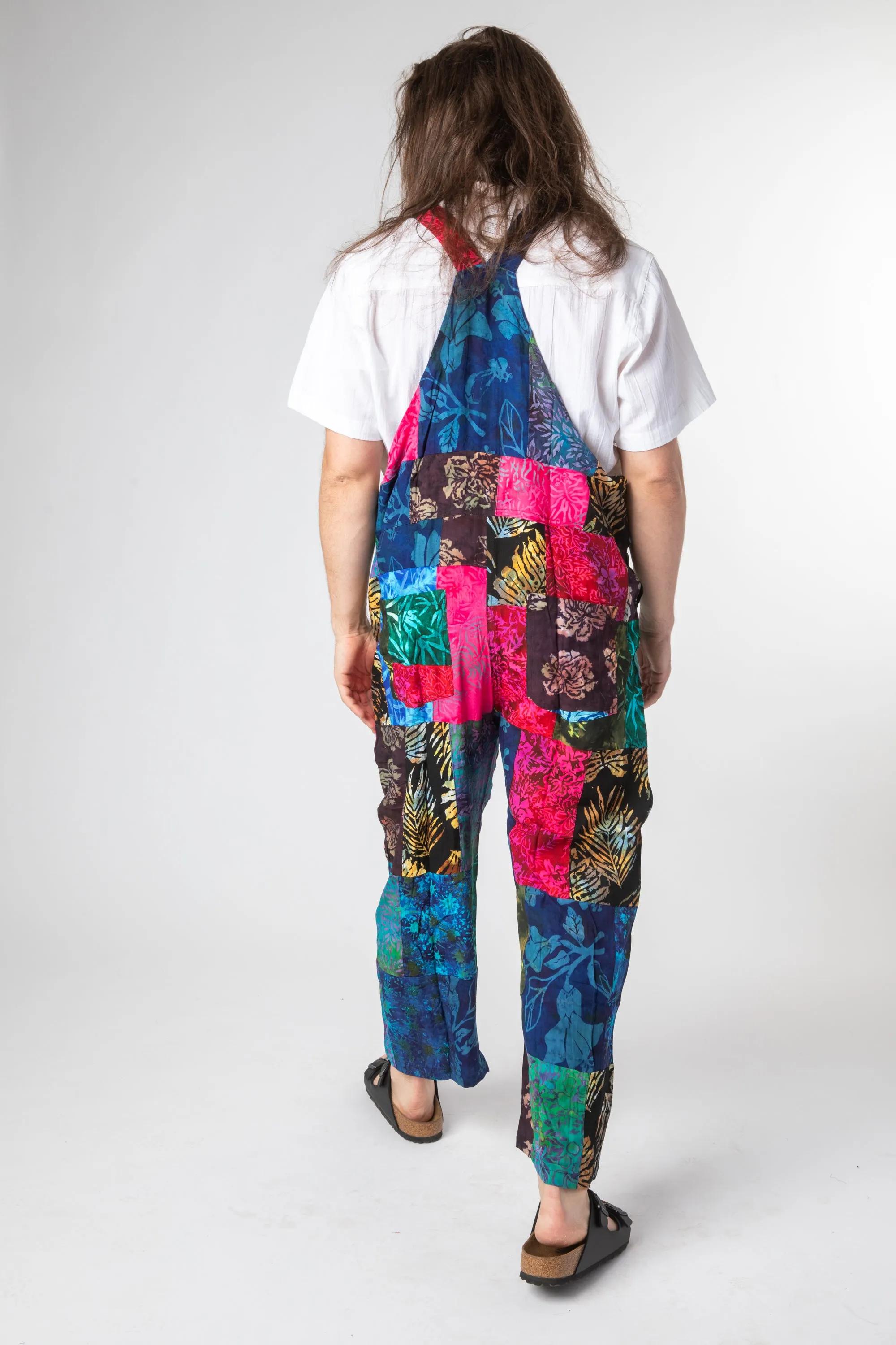 Upcycled Mens Hippie Overalls