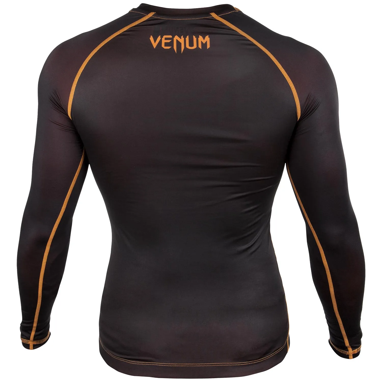 Venum Contender 3.0 Compression T-shirt - Long Sleeves - Black/Neo Orange