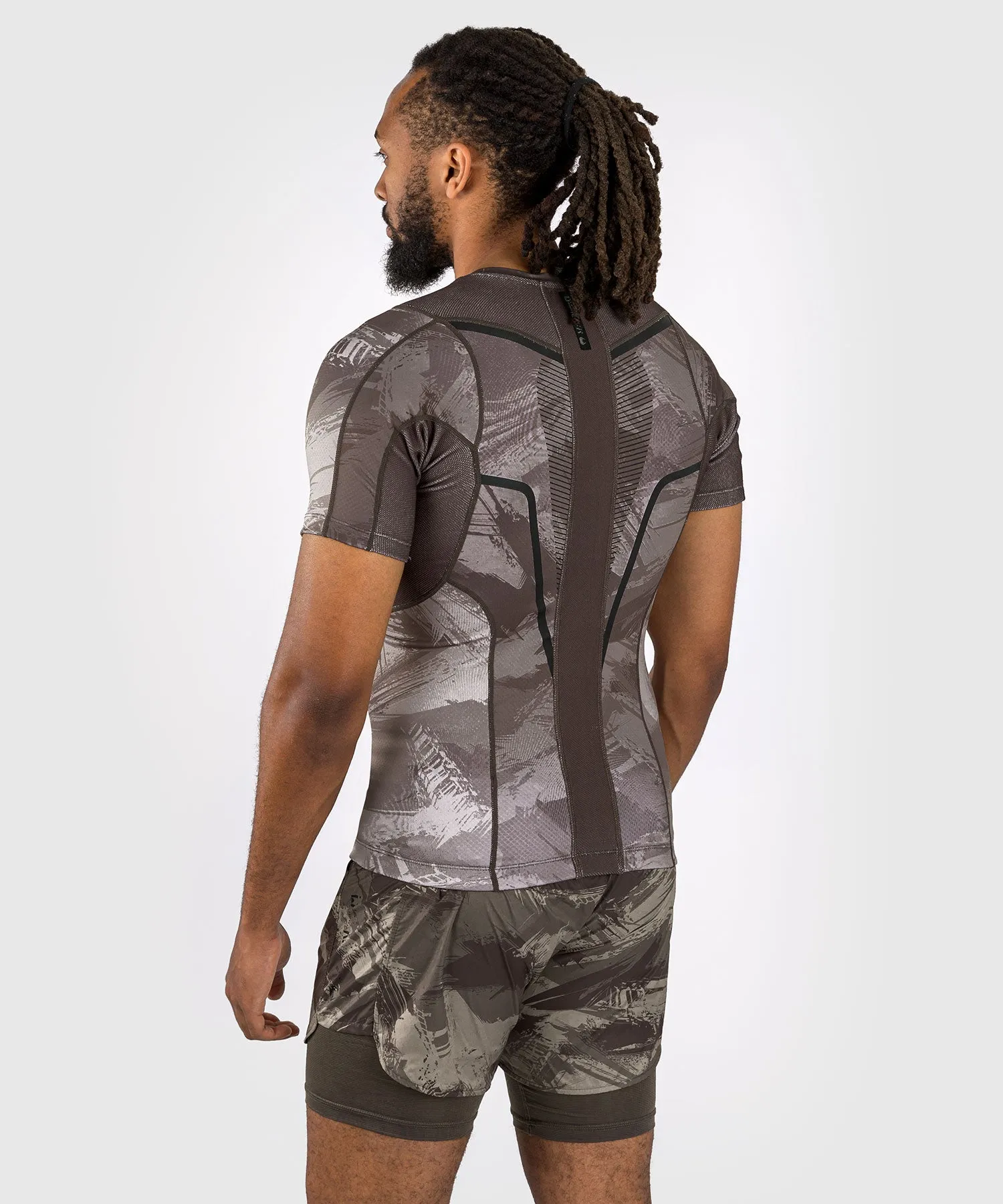 Venum Electron 3.0 Short Sleeve Rashguard - Sand