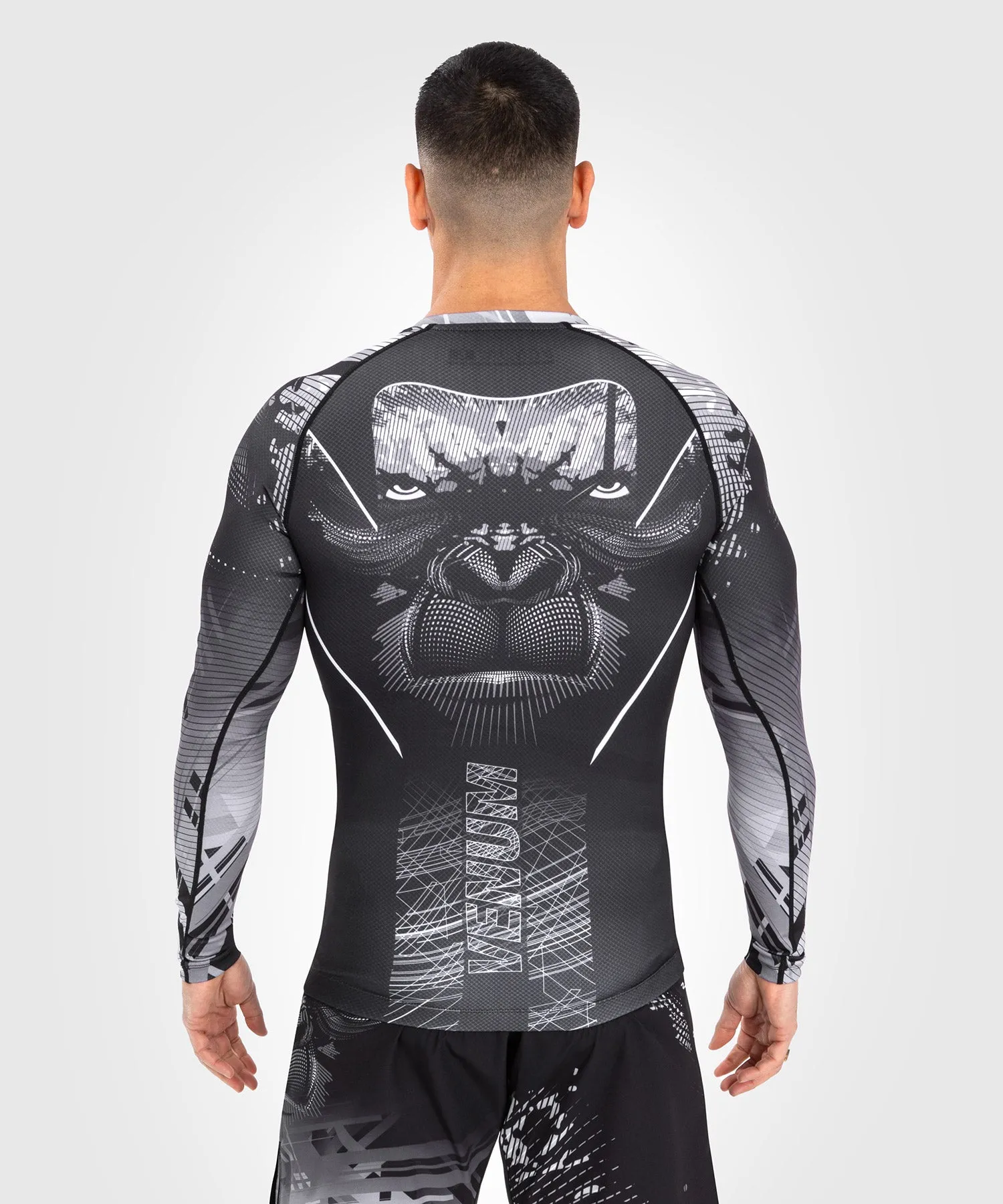 Venum Gorilla Jungle Rashguards Long Sleeves - Black/White