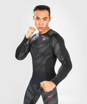 Venum Phantom Rashguard Long Sleeves - Black/Red