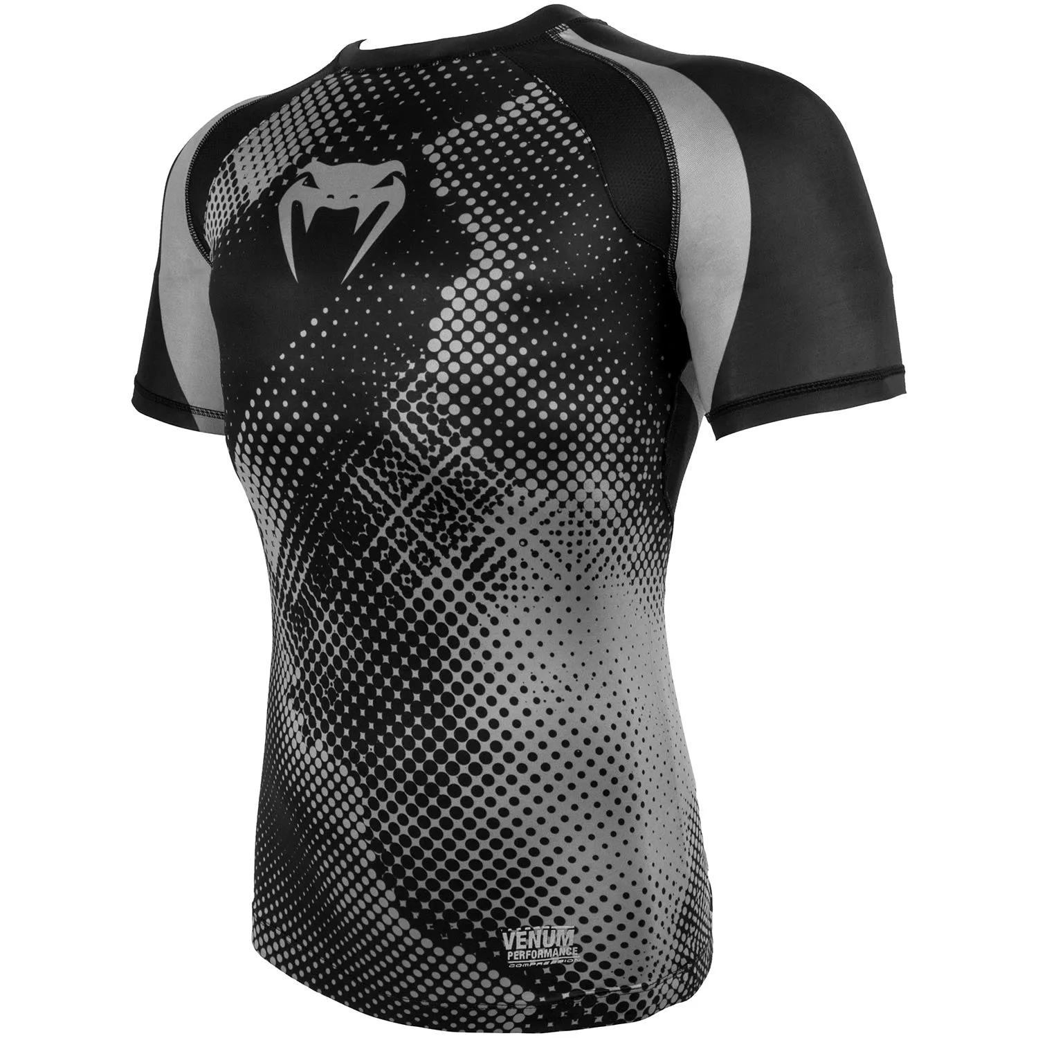 Venum Technical Compression T-shirt - Short Sleeves - Black/Grey