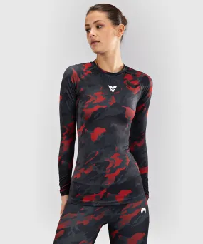 Venum x Sophia Rose Women’s Long Sleeve Rashguard - Urban Red Camo