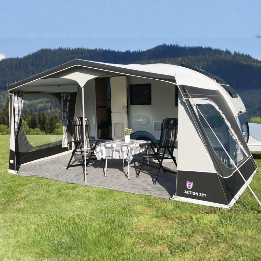 Walker Adria Action 391 PD/PH Caravan Awning (2024)   Free Storm Straps